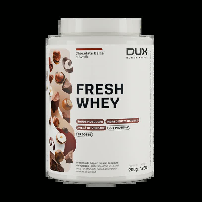 DUX Fresh Whey 900g Chocolate com Avelã